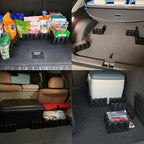 Set of 4 Car Trunk Organizer Set, Cargo Blocks for Back of SUV Multipurpose Trunk Divider Available to Wool or Leather Carpet