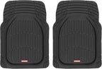 Motor Trend (2) Car Seat Covers for Front Seats with (2) Trimmable Car Floor Mats – Universal Fit Auto Accessories for Cars, 