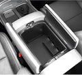 LUWU 2026 Palisade Center Console Organizer Compatible with 2026 Hyundai Palisade Accessories Armrest Console Organizer Lower Armrest Insert Tray Palisade LX3 2026 Accessories Black (Only for 7-Seat)