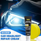 Headlight Restoration Kit - Restores Yellow, Cloudy & Scratched Car Headlights with Polishing Sponge, Car Headlight Repair Ki