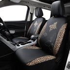Flying Banner Butterfly car seat Covers ful Set Fashion Universal Lady Woman Female Rear Bench Split Colorized (Full Set - Fa