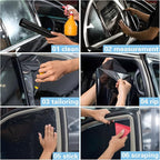 Car Window Tint 35% VLT 24" in x 11.5'Ft - Ceramic Privacy Window Film for Car, Blocks 99% UV & IR Rays, Heat Resistant Anti-Glare Film for Auto Windshield, Scratch Resistant Sun Shade Tint