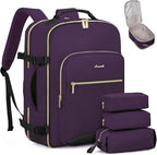 LOVEVOOK Travel Backpack for Women & Men 40L,Airline Approved Carry On Backpack Travel Essentials,TSA Carry on Luggage,Waterp