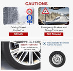 AutoChoice Emergency Snow Chains, Tire Chains with Thickened Manganese Steel for Car Truck SUV in Ice, Sand and Mud(10 Packs,