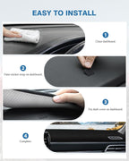 FIILINES Dash Cover Fit for Kia K5 2021-2025 (Without HUD), Dashboard Cover K5 Accessories Dash Mat Sunshade Nonslip Protecto
