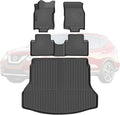All-Weather TPE Floor Mats & Cargo Liner Set for 2014 2015 2016 2017 2018 2019 2020 Nissan Rogue (Not Fit Sport) Custom Fit Nissan Rogue Car Mats Cargo Mat Trunk Mat Accessories