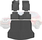 All-Weather TPE Floor Mats & Cargo Liner Set for 2014 2015 2016 2017 2018 2019 2020 Nissan Rogue (Not Fit Sport) Custom Fit Nissan Rogue Car Mats Cargo Mat Trunk Mat Accessories