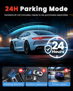 3 Channel Dash Camera for Cars,Triple Lens 4K+1080P+1080P Dash Cam Front Rear Inside,Built-in 5G WiFi & App, Night Vision,24H