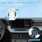 Aunginsy Dashboard Phone Holder Compatible with Ford Maverick 2022-2024, 8-inch Navigation Screen Upper Panel Fixed Clip 360° Rotation Mobile Phone Mount for Most Cell Smartphone Bracket Accessories