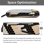 7 Pcs Compression Packing Cubes for Travel, Waterproof Suitcase Luggage Backpack Organizer with Toiletry Bag Travel Essential