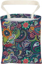 Car Trash Can, Cute Car Trash Bag, Hanging Car Organizer and Storage Bag, Trash Bin for Car Accessories, Vehicle, Travelling, Camping Cute Colorful Paisley Pattern