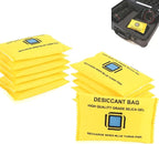 12 Packs Rechargeable Desiccant - GARGEN Moisture Absorber Reusable Silica Gel Packets, Color Changing Desiccant for