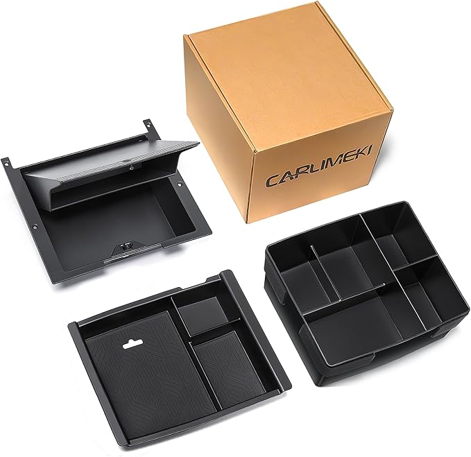 Center Console Organizer (3-piece set) for Tacoma 4th Gen (2024-2026) - Not for Hybrid - for Tacoma Accessories