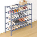 Smiry Bamboo Shoe Rack for Closet