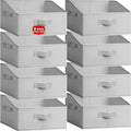 Extra Large Closet Organizers Bins 8 Pack - Blanket Basket for Organizing/Home Clothes Storage Bins for Jeans/Toy Organizers 