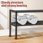 KEETDY Heavy Duty Shoe Rack for Closet Entryway, Stackable Shoe Organizer for Small Space Metal Shoe Rack Shelf Storage for B