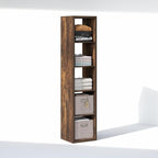 Furinno Cubic Closet Organizers and Storage, 5-Cube Closet Organizer, Open Shelf Closet Storage, Extra Thick Frame for Wardro