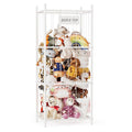 SpaceAid Stuffed Animal Storage Organizer, Wood Animals Zoo Toy Plushies Storage Holder, Large Capacity Plush Toy Cage for Pl