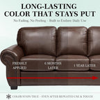 Leather Color Restorer, Recoloring Balm, Scratch Remover, Dye, Paint, Repair Kit for Furniture, Couches, Car Seats, Shoes, Ba