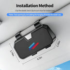 Sunglasses Holder for Car Visor Leather Eyeglasses Organizer Case for BMW X3 X5 X7 X1 3 4 2 5 Series Accessories