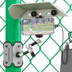 Magnetic Phone Fence Mount with Shade, Game Recording Mounting Kit Compatible with Gamechanger, iPhone, Mevo Start, GoPro, for Recording Baseball,Softball and Tennis Games(MINI)