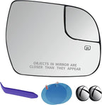 EAP Passenger Side Mirror Glass Compatible with Toyota Sienna 2014-2020, Heated 8790308080