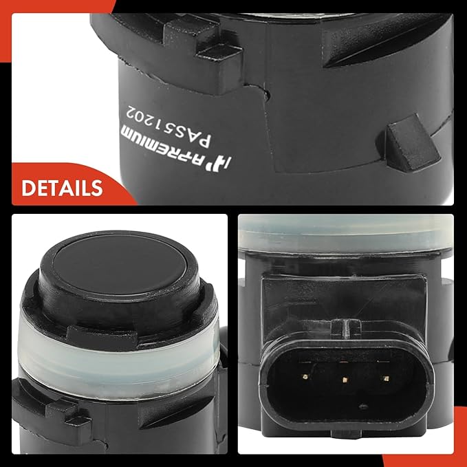 A-Premium 4-PC Front Outer Reverse Backup Parking Assist Sensor Compatible with Mercedes-Benz Models - C300, C350e, C43 AMG, 