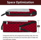 7 Pcs Compression Packing Cubes for Travel, Waterproof Suitcase Luggage Backpack Organizer with Toiletry Bag Travel Essential