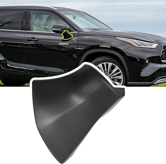 Jaronx Compatible with Toyota Highlander Side Mirror Triangle Base Cover 2020-2024, for Highlander Passenger Side Rearview Mirror Bottom Base Cover (NOT FIT Grand Highlander) (Right Side)