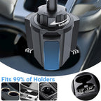 Car Tablet Holder for Cup Holder, Metal Long Arm 360° Rotation Tablet Mount for Truck Golf Treadmill, Fit Thickness Case (Deep Max 1.18'') for iPad Pro/Air/Mini, Galaxy Tab & 6.1-15.6" Devices