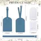 Amylove 48 Sets Leather Luggage Tags Bulk Wedding Favors Luggage Tags for Guests Bridal Gifts Wedding Bridal Shower Gift PU L