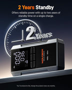 WOLFBOX 4000A Jump Starter with 160PSI Air Compressor, 12V Car Battery Booster, 65W Fast Charge, 88.8Wh Portable Tire