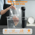 Wevac Vacuum Sealer Bags 8x16' Rolls 6 pack for Food Saver, Seal a Meal, Weston. Commercial Grade, BPA Free, Heavy Duty, Grea