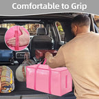 16 Pack-Extra Large Heavy Duty Moving Bags - Waterproof Storage Totes with Handles & Zippers, Foldable for College Dorm, Stor