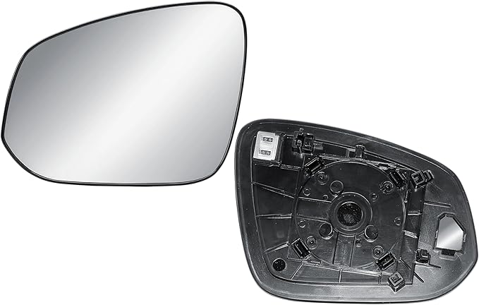 Replacement Driver Left Side Door Mirror Glass Heated with Back Plate for Toyota Tacoma 4 Runner RAV4 2014-2023