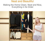 Pull Out Clothes Rail Extendable Pull Out Closet Rod - Wardrobe Pull-Out Trousers Rack, 30-60Cm Pull-Out Closet Rod, Wardrobe