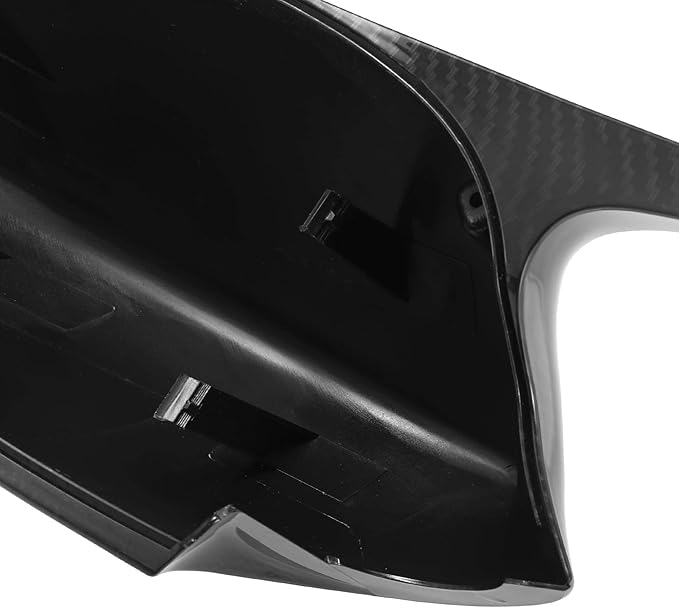 X AUTOHAUX Exterior Rear View Mirror Housing Door Wing Mirror Cover Cap for BMW 3 Series E90 E91 E92 E93 Pre-facelift Models 330i 330xi 325i 325xi 328i 328xi 2005-2008 Carbon Fiber Pattern