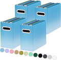 Oterri Cardboard File Organizer Box for Hanging File Folders Letter Size,File Box for Computer Desk,File Cabinet,Working Home