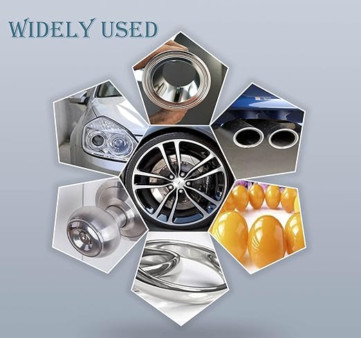 14 Pcs Polishing Wheel Kit for Drill - Buffing Pad Set With 2 Compounds and 5 Felt Wheels for Aluminum, Stainless Steel, Chrome, Metal, Glass, Car Detailing