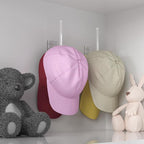 Durmmur 2 Pack Hat Racks for Baseball Caps, Acrylic Hat Organizer, Hat Hooks for Wall, Hat Holder Storage Organizer, Hat Hang