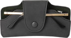 Car Sunglasses Holder for Car Visor Vegan Leather Auto Eyeglass Case with Clip Automotive Interior Visor Accessories