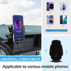Aunginsy Dashboard Phone Mount Compatible with Ford Maverick 2022-2024, 8-inch Navigation Screen Upper Panel Fixed Clip 360° Rotation Mobile Phone Bracket for Most Cell Smartphone Holder Accessories