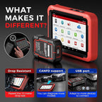 Launch X431 PROS V 5.0 2026 Newly Bidirectional Scan Tool Bluetooth Launch Scanner with DBSCar VII Connector 38+ Reset for All