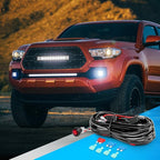 Nilight - NI -WA 06 LED Light Bar Wiring Harness Kit - 2 Leads 12V On Off Switch Power Relay Blade Fuse for Off Road Lights LED Work Light, 2 Years Warranty