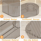 Makeup Organizer Countertop for Vanity Acrylic Skincare Storage and Make up Organization for Desk,Cosmetic Display Case and M