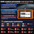 2026 LAUNCH Creader Elite V2.0 fit for Mercedes-Benz MB Sprinter Maybach Bi-Directional Scan Tool, OBD2 Scanner, Full System