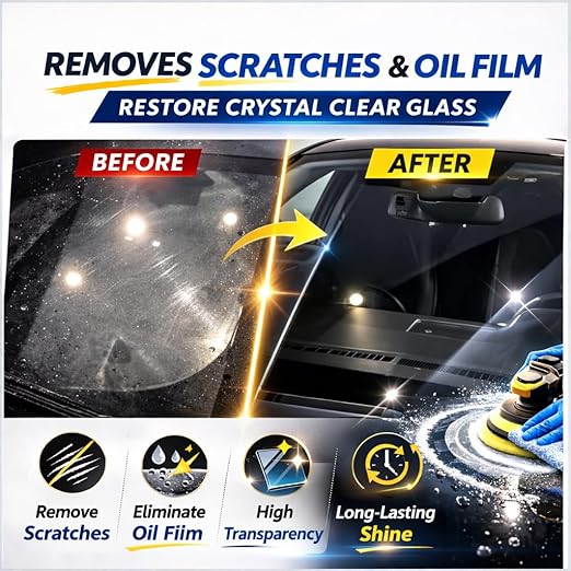 1Lb (453g) 99% Cerium Oxide Glass Polishing Powder (7-9 Um) – Removes: Oil Films, Water Spots, Swirl Marks, Wiper Streaks, Removes Fine Scratches & Deep-Cleans Glass Surfaces.