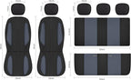 YGL Car Seat Covers for Front Seats,Waterproof Seat Covers for Cars,Durable Neoprene Car Seat Protectors,Interior Covers for 