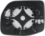Replacement Passenger Right Side Door Mirror Glass Heated with BLIS (Blind Spot Sensor) and Back Plate for 2022-2025 Ford Maverick Bronco Sport