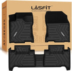 LASFIT Floor Mats Fit for Lexus NX NX200t NX300 NX300h 2021-2015 All Weather Floor Liners Custom Fit for Lexus NX All Models 2021 2020 2019 2018 2017 2016 2015 TPE Car Mats,Front and Rear Mats,Black